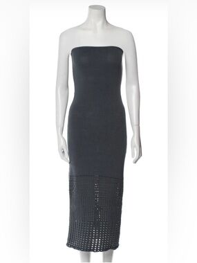 Reformation Strapless Knit Maxi Dress